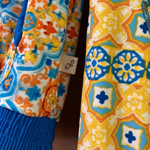 π€© Floatimini - Hooded Zip-up Rash Guard, Sun Protection - Picture 3 of 7